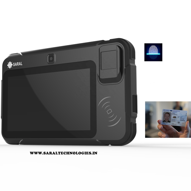 Saral Industrial S700 Biometric Fingerprint Handheld Terminal PDA RFID GPS 2D Barcode Scanner Android 5.1 7-inch Screen Stock