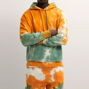 Conjunto de pantalones cortos de verano teñidos de algodón para hombre, conjunto de pantalones cortos y camisa personalizados, conjunto de pantalones cortos para hombre, chándales para correr - Product Image 4