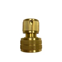 Connecteurs de jardin 3/4 avec raccord rapide en laiton, accessoire de coupure de marque pour un raccordement facile du tuyau