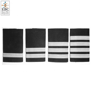Tiras de Tela Trenzada con Hilo Metálico Hechas a Mano, Ecológicas, para Uniformes de Piloto, Insignias de Hombro Profesionales, Tiras para Prendas - Product Image 5