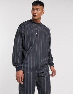 Men's Line Pattern Over Sized Tracksuit Men's Pullover Printed Sweatsuit - Product Image 2