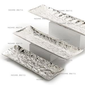 Lot de 3 plateaux de service alimentaire de différentes tailles pour la maison, l'hôtel et le restaurant. Plateau de service au chocolat en Inde. - Product Image 6