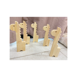 Jouets en bois figurines pour enfants, jouets Push Up pour les doigts, DIY - Product Image 4