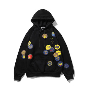 Streetwear bouffé en mousse baggy unisexe survêtement personnalisé pull à capuche en coton imprimé bouffant 3D en polaire brodée - Product Image 2