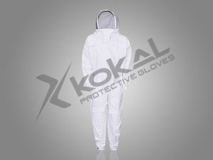 Guantes de seguridad para apicultura de cuero de cabra, de lona transpirable, tallas 7 ''-11'' - Product Image 6