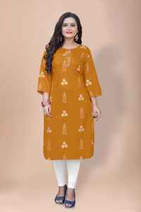 Kurtis Dames Coton Reyon Femmes Anarkali Dernier Design De Mode Prêt À Porter Bas Prix Avec Dupatta Jackate Robe Indienne Vêtements En Gros - Product Image 5