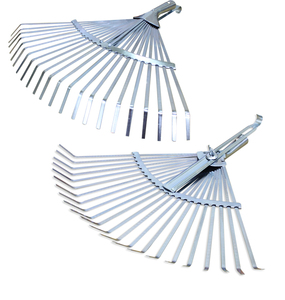 GR-S15T722โลหะปรับสวนคราด15ฟันคราดไม้กวาดที่มีการจัดการ - Product Image 2