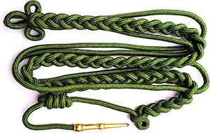 Nouveau gros 100% acrylique douane imprimé exigence Logo Aiguillette cordon avec pointe dorée - Product Image 4