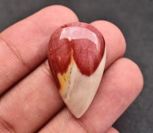 อัญมณี Mookaite Cabochon ธรรมชาติของออสเตรเลีย,พลอย Mookaite สำหรับทำเครื่องประดับอัญมณีคู่ Mookaite Cabochon แบบขายส่ง - Product Image 1