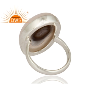 Bague en argent Sterling naturel fait à la main, pierre précieuse de Quartz solaire, vente en gros, fournitures de bijoux de bonne qualité - Product Image 3
