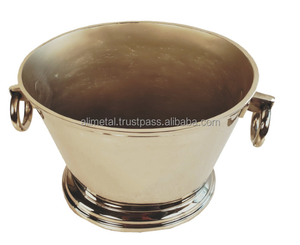 Seau à glace vintage en Aluminium pour Champagne, pour vin, vin, bière, refroidisseur pour fêtes à l'intérieur et à l'extérieur, à toutes occasions - Product Image 2