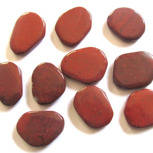 Obtenga piedra de masaje de jaspe rojo en línea: piedra de masaje de jaspe rojo a la venta punto de cristal curativo natural - Product Image 1