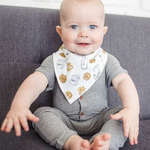 Bavoirs en coton biologique pour bébés, fabrication OEM - Product Image 1