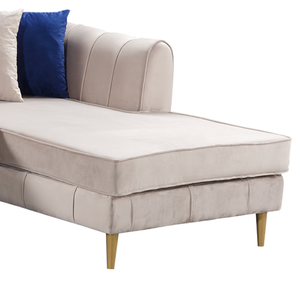 ชุดโซฟาเข้ามุมแต่งด้วยผ้ากำมะหยี่ที่ทันสมัยเฟอร์นิเจอร์ของแคนาดาสำหรับห้องรับประทานอาหารและห้องนั่งเล่นที่ได้รับแรงบันดาลใจจากการออกแบบแบบตุรกี - Product Image 6