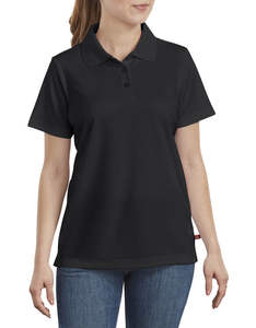 <b>Black</b> Color High Quality Export Oriented <b>Polo</b> <b>Shirt</b> for <b>Women's</b> From Bangladesh - Product Image 5