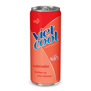 Lata de 250ml con sabor a lichi de bebida carbonatada de la marca Vietcool de la empresa mayorista de Vietnam-Etiqueta privada con muestra gratis - Product Image 6