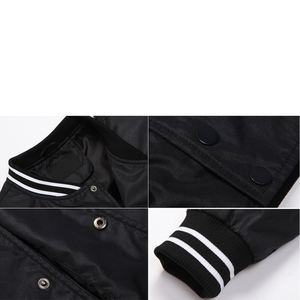 Veste d'université de baseball Letterman décontractée à manches longues pour hommes vente en gros logo personnalisable taille XL tissu - Product Image 4