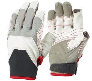 Gant de voile demi-doigt gant de travail en cuir gant de pêche doigt complet - Product Image 6