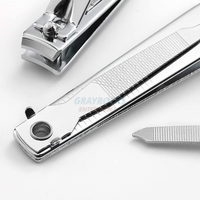 Cortauñas Individual de Acero Inoxidable de Nuevo Estilo para Uso en Dedos de Manos y Pies con Cuchillas Afiladas, Herramienta de Cuidado Personal