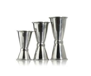 Jigger de acero Grado alimenticio Seguro Cobre Oro Pistola Metal Negro Chapado Acero inoxidable pulido - Product Image 1