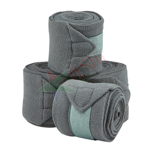 สินค้ามาใหม่ผ้าขนแกะนิ่มรูปม้าสีสันสดใสผ้าพันป้องกันม้าจากการขี่ม้าตะขอและห่วงปิดขากีฬาป้องกันม้า - Product Image 1