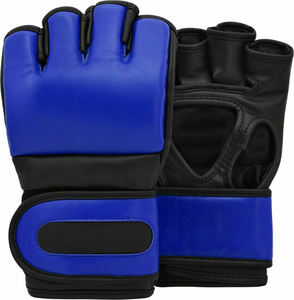 Gants de boxe demi-doigt sur mesure de haute qualité en cuir synthétique PU tailles de 8oz et 12oz pour l'entraînement et les combats en plein air - Product Image 2