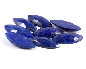 Lapis Lazuli พลอยโมราเจียระไนแบบธรรมชาติ,อัญมณีเจียระไนทรงหลวม - Product Image 3