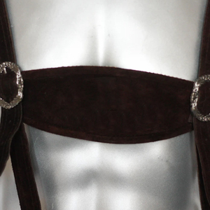 <b>Brown</b> Color Deer Skin Made Customized Lederhosen <b>Shorts</b> With Customized <b>Shorts</b> With OEM ODM Service - Product Image 6