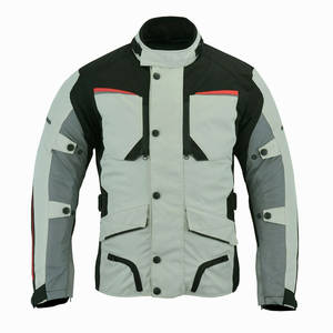 Chaqueta larga de motocicleta para hombre, textil impermeable - Product Image 1
