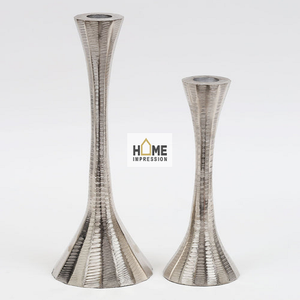 Casted Handmade <b>Silver</b> Metal Modern Votive <b>Candle</b> <b>Holder</b> for Christmas Home Decoration - Product Image 3