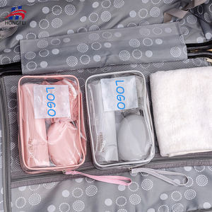 شعار مخصص بسعر الجملة <span class=keywords><strong>PVC</strong></span> مستلزمات حقيبة التخزين شفافة للماء الحمام حقيبة التخزين واضح <span class=keywords><strong>PVC</strong></span> المرأة التجميل حقيبة مستحضرات تجميل - Product Image 5