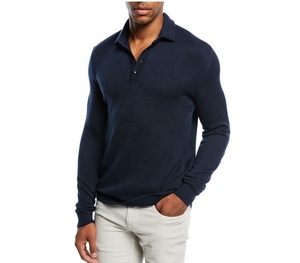 Hombres de manga larga 2019 Venta caliente manga corta personalizada Polo camiseta - Product Image 2