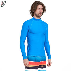 Men's Quick Dry <b>Long</b> <b>Sleeve</b> <b>Rash</b> <b>Vest</b> Swimwear <b>Rash</b> Guard Resistant - Product Image 3