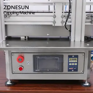 ZONESUN-máquina automática de escritorio para tapar botellas de vino, máquina de prensa para botellas de Whisky, tapón de corcho y tarros de vidrio