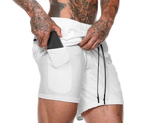 Nouveauté été : Short homme double couche, taille personnalisée, multi-poches, séchage rapide, respirant, écologique, camouflage, couleur personnalisable - Product Image 1