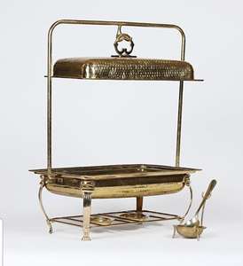 Pot de service pour buffet haut de gamme Présentoir de mariage de luxe Réchaud à plats plaqué or Pot pour buffet - Product Image 1