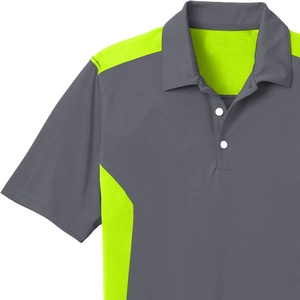 Polo de manga corta para hombre, camisas ajustadas informales, camisetas de retazos de colores en contraste, camisetas de algodón - Product Image 2