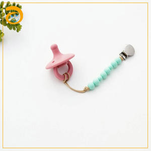 Clip En Acier inoxydable Nouveau-Né Bébé <span class=keywords><strong>Fille</strong></span> Garçon Chewbead <span class=keywords><strong>Attache</strong></span> Tétine - Product Image 5
