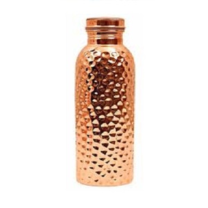 Pure Copper <b>Water</b> Bottle with Advanced Leak Proof Protection and Joint Less Ayurveda and Yoga Health Benefits - Product Image 4