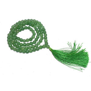 Aventurine verte Mala coupe Diamant perle | Pierre De Guérison Mala | Spirituelle Mala - Product Image 1