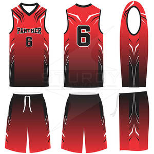 Venta al por mayor de alta calidad de los hombres ropa deportiva personalizada baloncesto Kit baloncesto bola uniforme equipo Club baloncesto uniforme conjuntos - Product Image 6