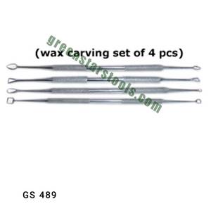 ชุดเครื่องมือแกะสลักขี้ผึ้งเหล็ก489 GS สำหรับเครื่องประดับ & เครื่องมืออัญมณี - Product Image 1