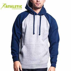 Sweat à capuche bleu et noir pour hommes fabrication de vêtements pull personnalisé Gym Fitness manches longues poche kangourou polaire homme sweats à capuche 2025 - Product Image 5