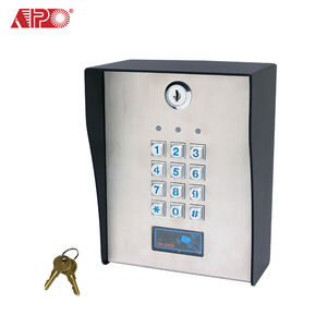 Serrure à clavier numérique en acier inoxydable APO DK-2882gb (P0) avec écran LCD étanche et boîtier de contrôle d'accès avec clés - Product Image 1