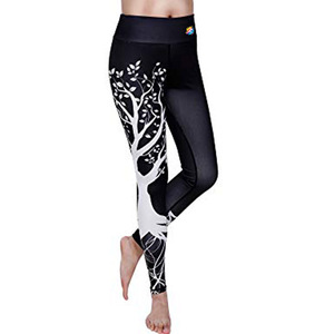Ladi High Quality Custom Women's Ankle-Length High-Waisted Yoga Pants-Spandex/Polyester Breathable & Quick Dry - Product Image 2