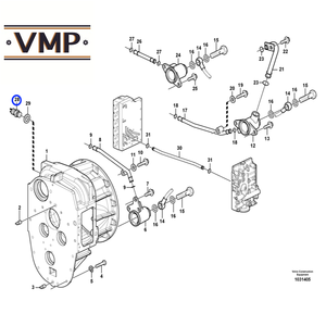 VOE15090257 - Capteur d'induction pour transporteurs articulés A25G, A30G, A40E, A30F, A35F FS, A40F - VMP - Product Image 2