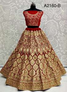 Vêtements de mariage indiens, exclusifs, lehenga de mariage de couleur marron, mode, lehenga choli, vêtements de mariage punjabi, designer, lehenga - Product Image 5