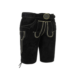 กางเกงขาสั้นบาวาเรียปักลายแบบกำหนดเองกางเกงขาสั้นเยาวชนหนังเรียบพิมพ์ลายดิจิตอล - Product Image 3