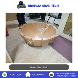 Five Star Hotel Bathroom Stone Wash <b>Basin</b> Sinks at Sale - Product Image 6