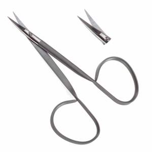 Tijeras de rizos de acero inoxidable, las mejores tijeras rectas o curvadas de 4 pulgadas (10 cm) - Product Image 1